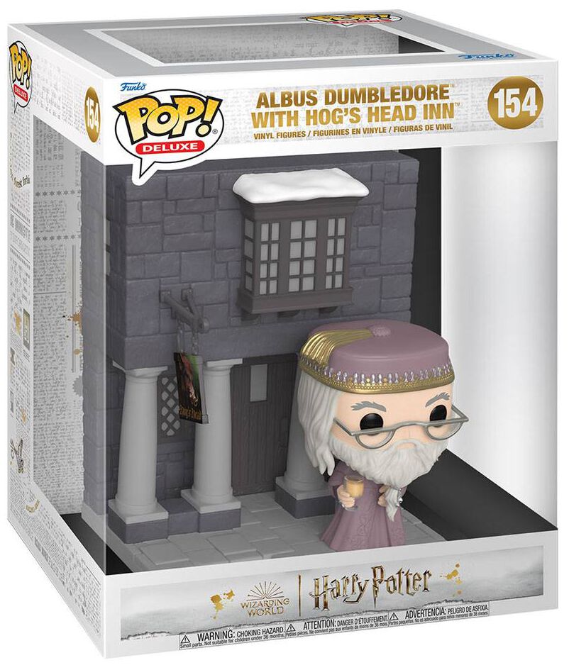 Hogsmeade Albus Dumbledore with Hogs Head Inn (Pop! Deluxe) Vinyl Figur 154 Super Pop! von Harry Potter