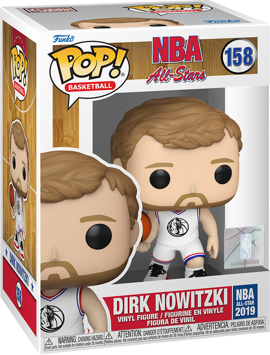 NBA - Dirk Nowitzki Vinyl Figur 158 - Funko Pop! Figur - multicolor
