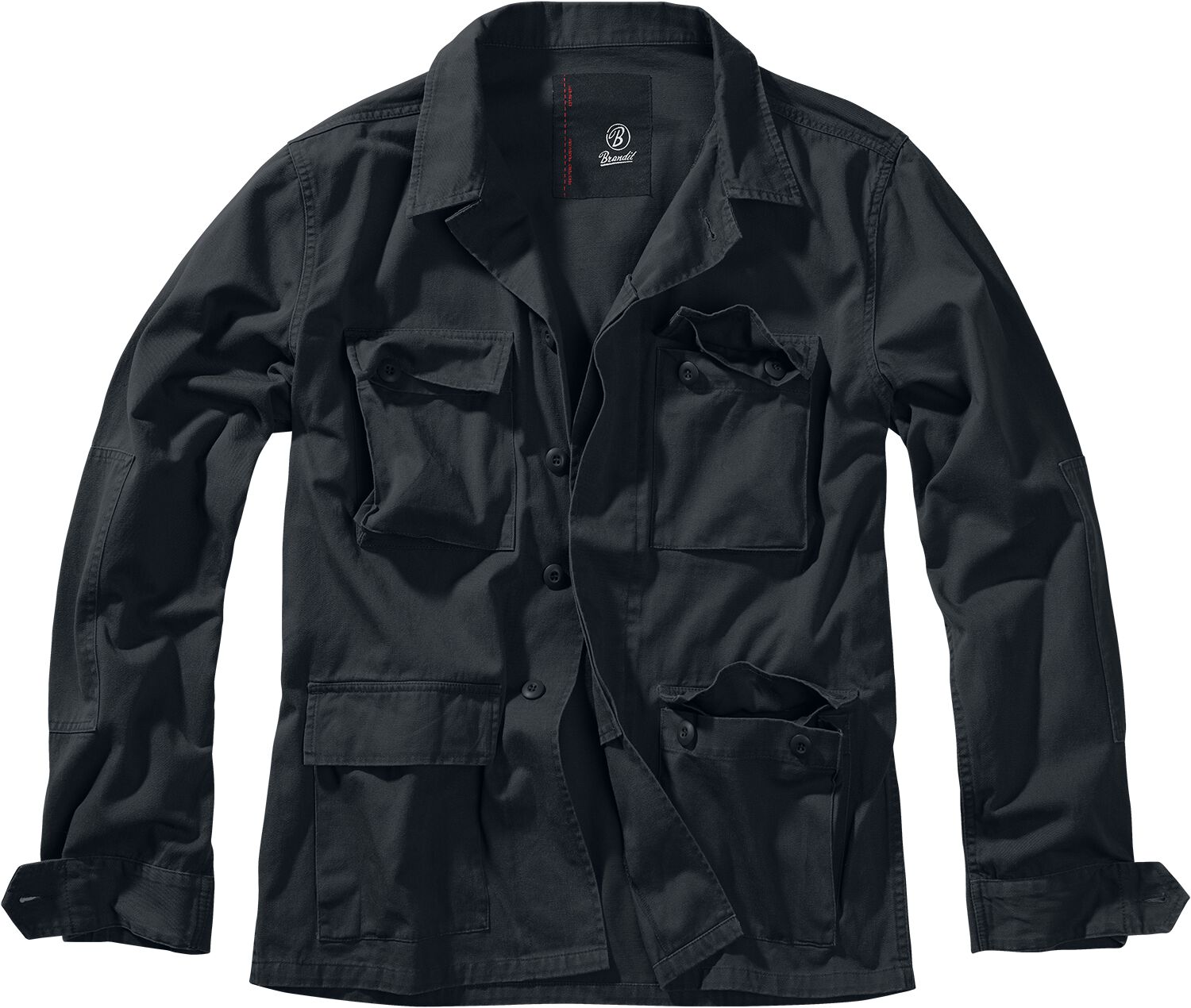 Brandit BDU Twill Jacket Übergangsjacke schwarz in 4XL