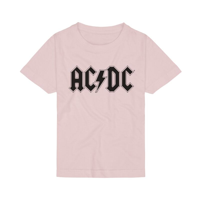 AC/DC T-shirt til børn - Baby- & børnetøj - Logo - Børn - lys pink