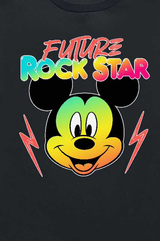 Kinder Jungen Kids - Future Rockstar | Micky Maus T-Shirt