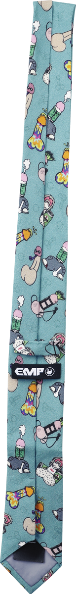 4068143318099 - Pimmel-Krawatte Krawatte blau grau 4068143318099 - Pimmel-Krawatte Krawatte blau grau