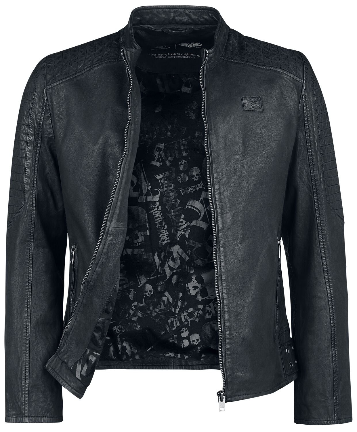 Leather Biker Jacket Lederjacken Tigha Tigha ETHAN (Tigha