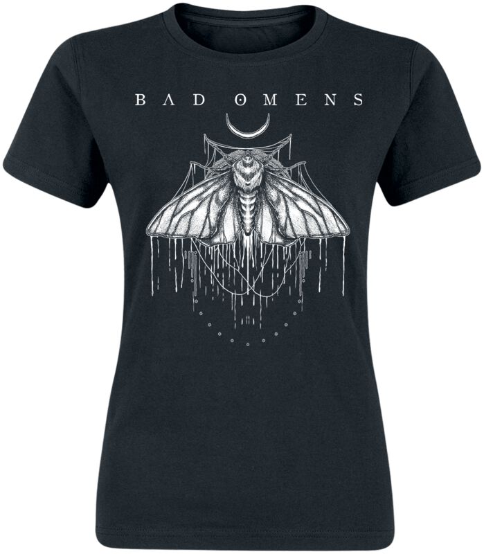 Bad Omens Moth T-Shirt schwarz in XL BILSCR00113 -WO-TS-BLK-XL