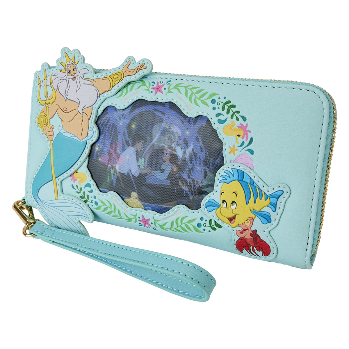 Arielle, die Meerjungfrau - Disney Geldbörse - Loungefly - Princess Lenticular - für Damen - multicolor  - Lizenzierter Fanartikel