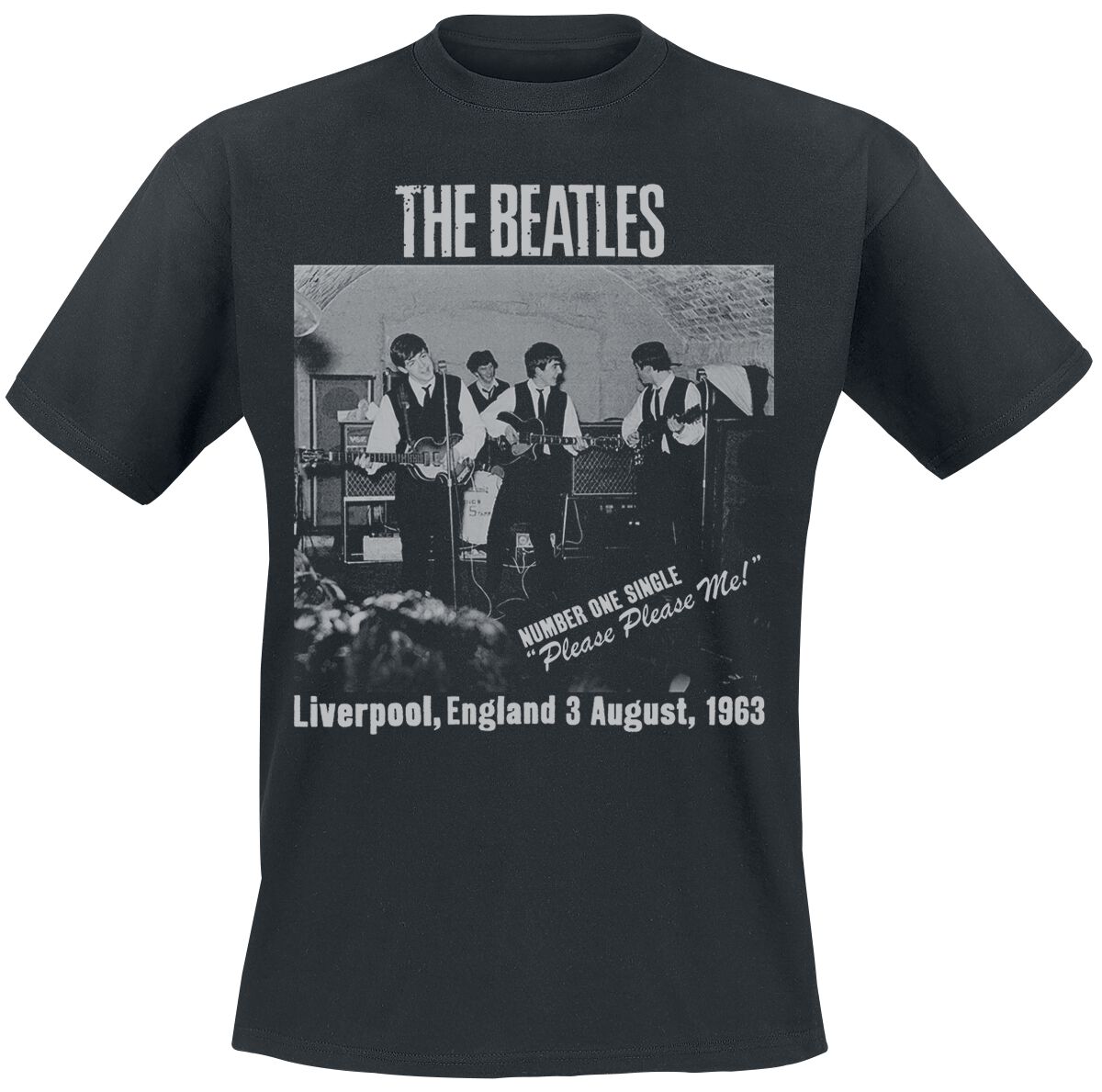 The Beatles Liverpool 1963 T-Shirt black