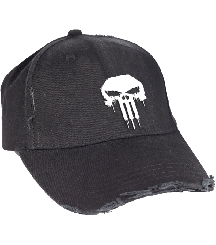 The Punisher Disney Cap - Skull Logo - black