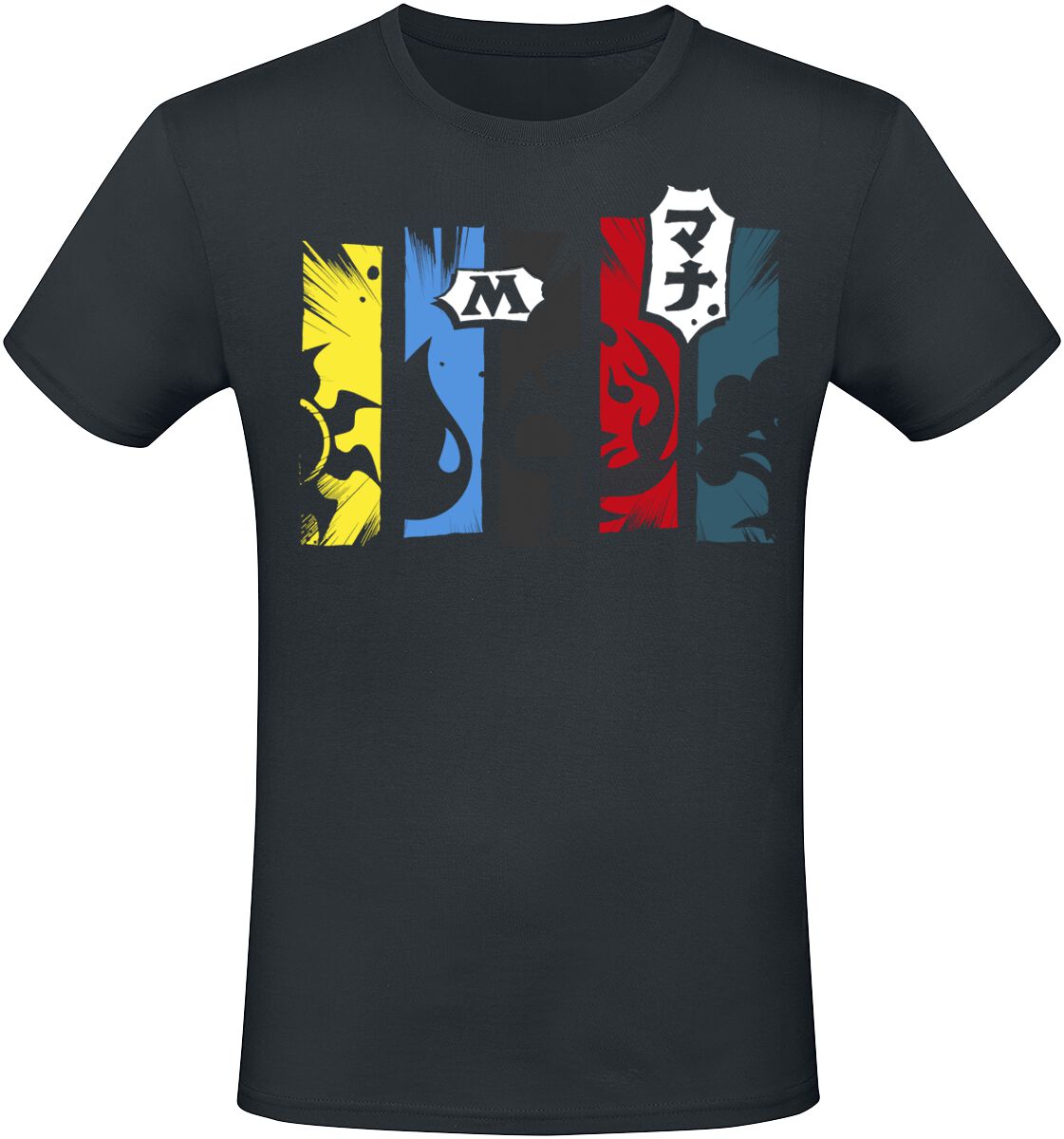 Magic: The Gathering - Gaming T-Shirt - Mana - S bis XXL - für Männer - Größe L - schwarz  - EMP exklusives Merchandise!