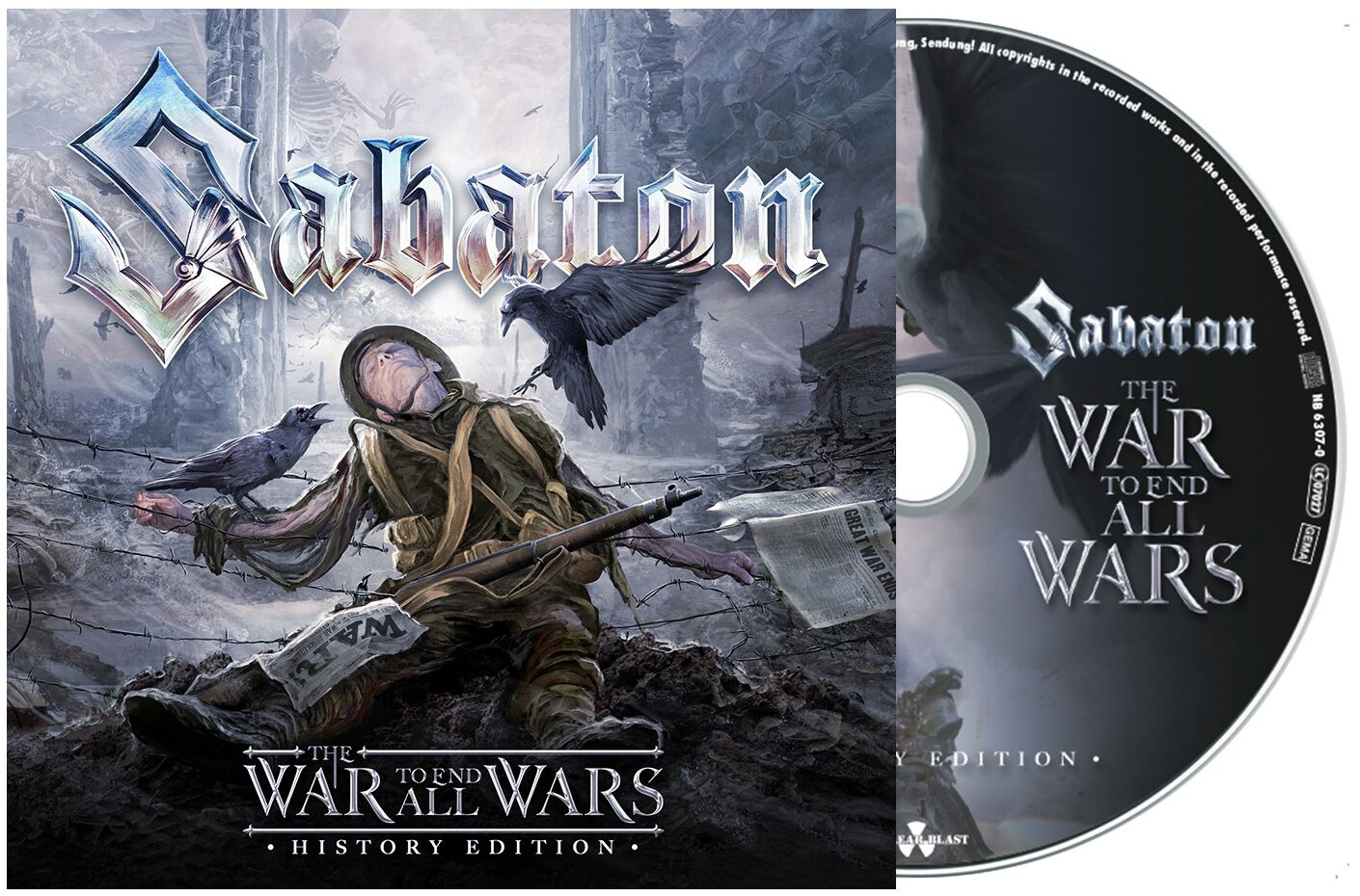 Sabaton The war to end all wars (History Edition) CD multicolor
