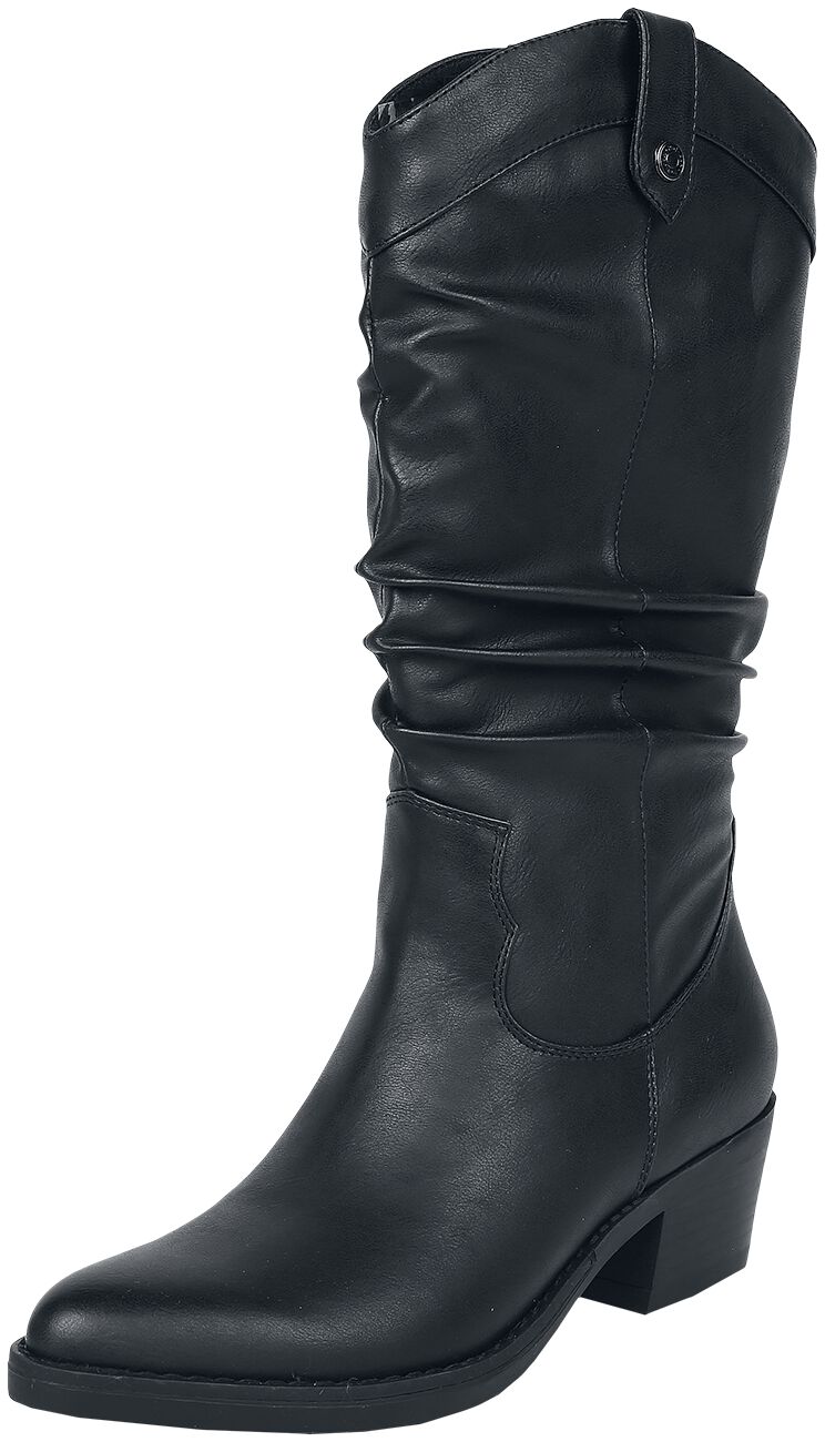 Refresh - Gothic Stiefel - EU36 bis EU40 - für Damen - Größe EU37 - schwarz