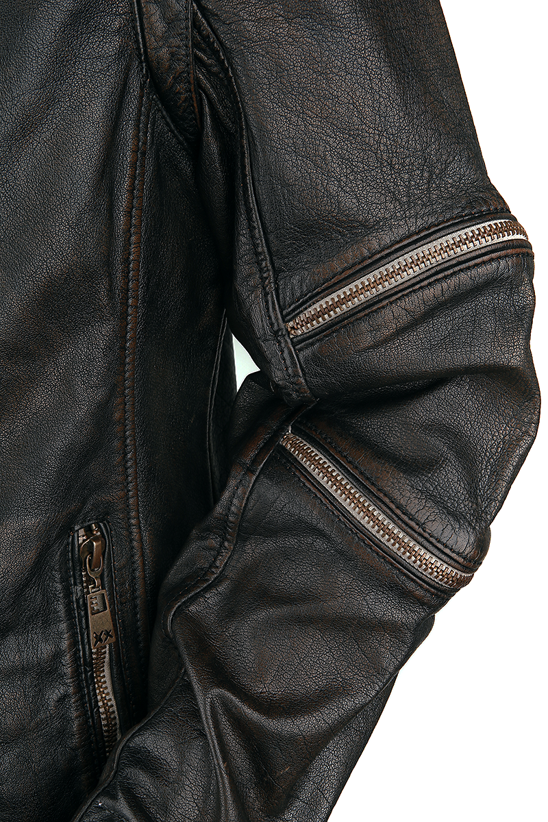 Suicide Squad Killer Croc Lederjacke schwarz - 25.00% Rabatt