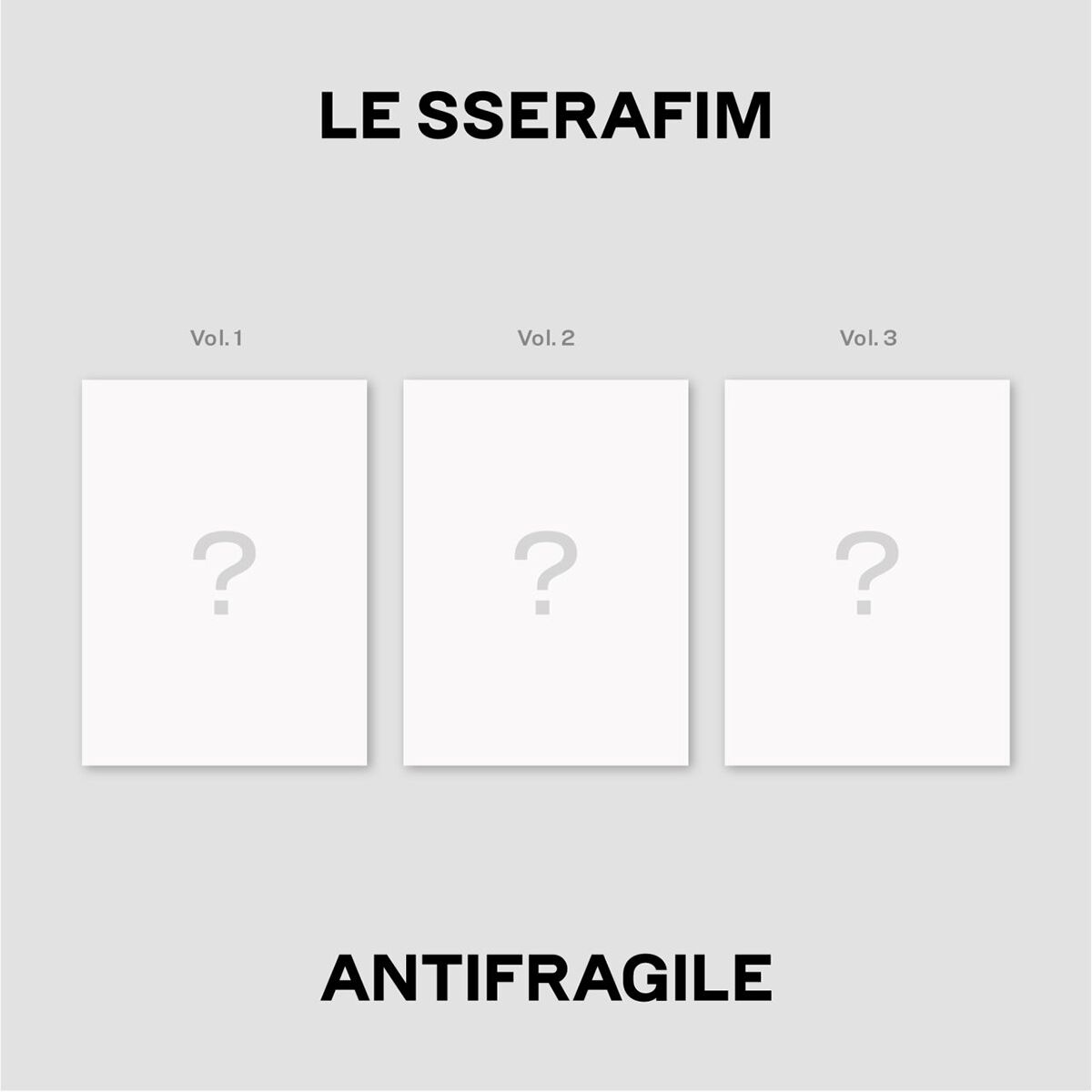 LE SSERAFIM Antifragile (Vol.1) CD multicolor