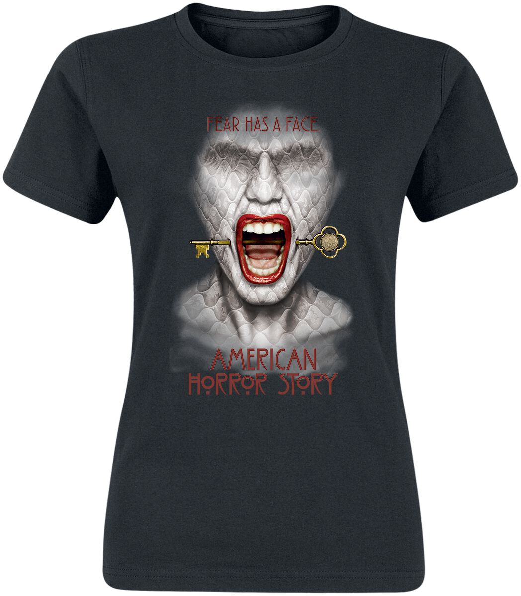 American Horror Story Fear Has A Face T-Shirt black