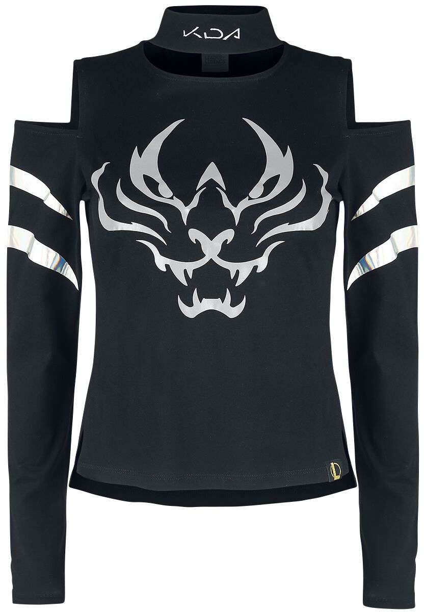 T-shirt manches longues Gaming de League of Legends - Arcane - K/DA - L à XXL - pour Femme - noir