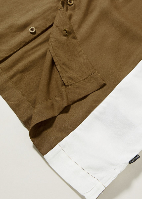 Thumbnail - Chet Rock Austin Shirt Kurzarmhemd braun weiß in S