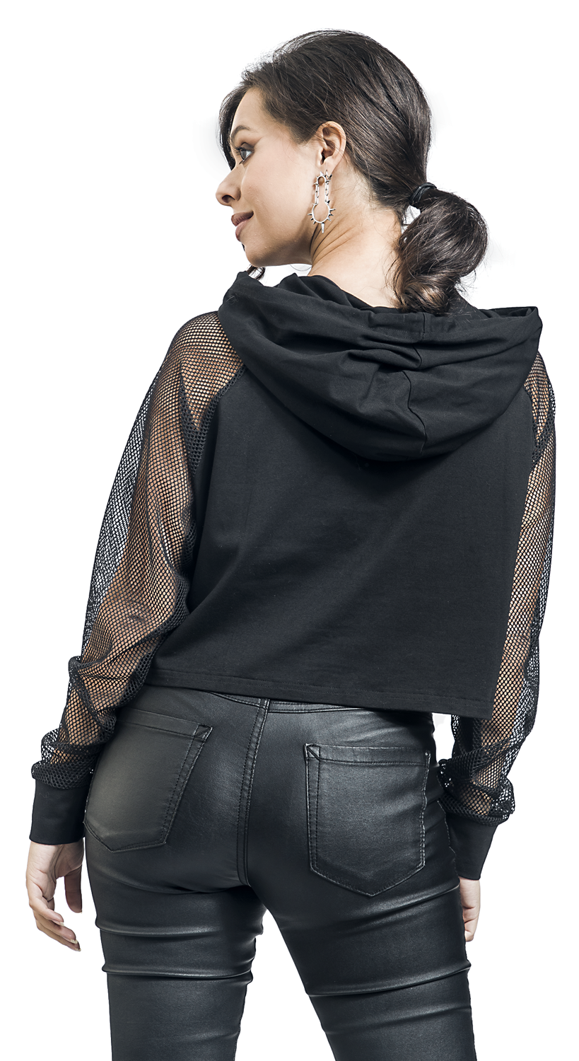 Jawbreaker Prevailing Printed Hoodie Kapuzenpullover schwarz weiß