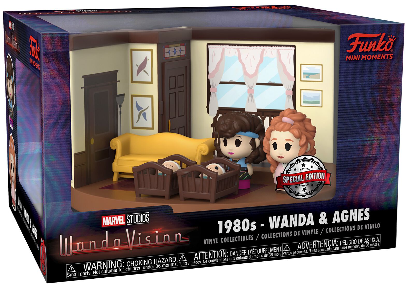 WandaVision 1980´s Wanda & Agnes (Mini Moments) Vinyl Figur Funko Pop! multicolor