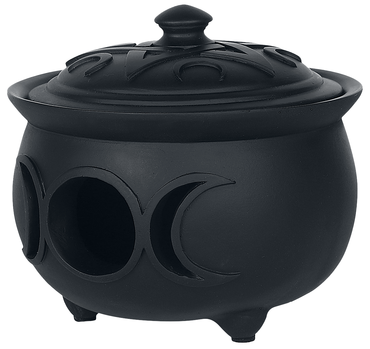 Alchemy England Hexenkessel mit Mondmuster Aufbewahrungsbox schwarz