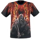 Flaming Death, Spiral, T-Shirt