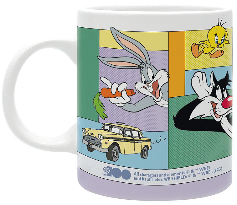 Looney Tunes Friends Mash Up Tasse weiß blau