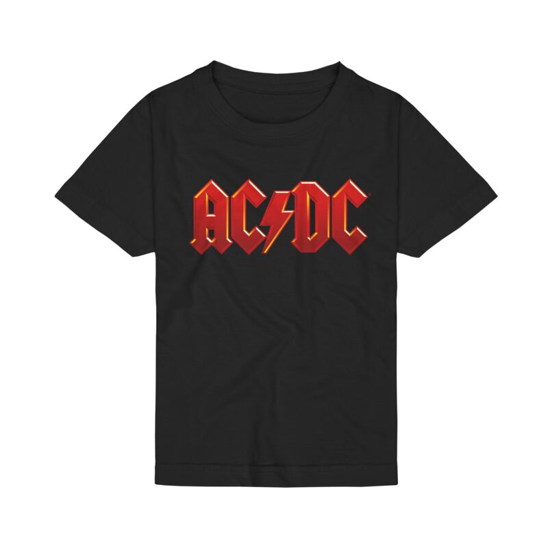 T-Shirt Di Ac/Dc - Bambini - Logo - Bambini - Nero
