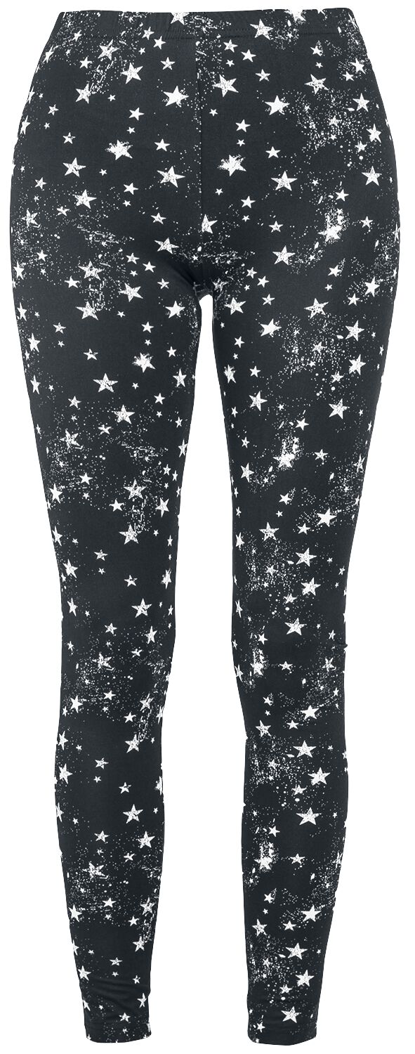 Leggings mit Sternen Alloverprint Leggings schwarz von RED by EMP