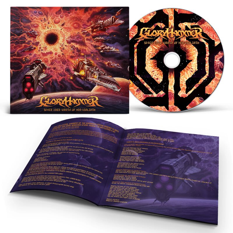 Gloryhammer Cd - Space 1993, Wrath Of Kor-Virliath - Voor Geen - Standaard