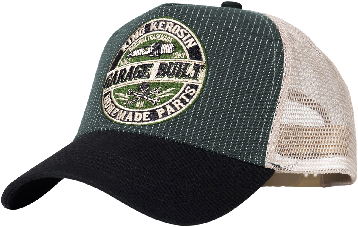 King Kerosin  Cap - GARAGE - green-black