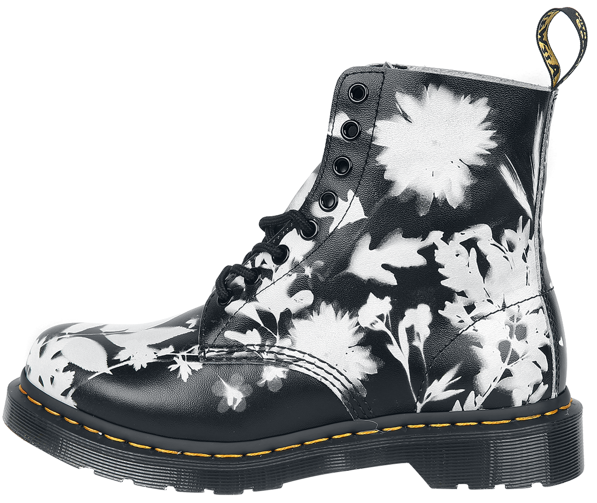 Dr. Martens 1460 Pascal - Phantom Floral Shadow Backhand Boot schwarz