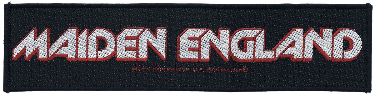 Patch de Iron Maiden - Maiden England - pour Unisexe - noir/blanc/rouge