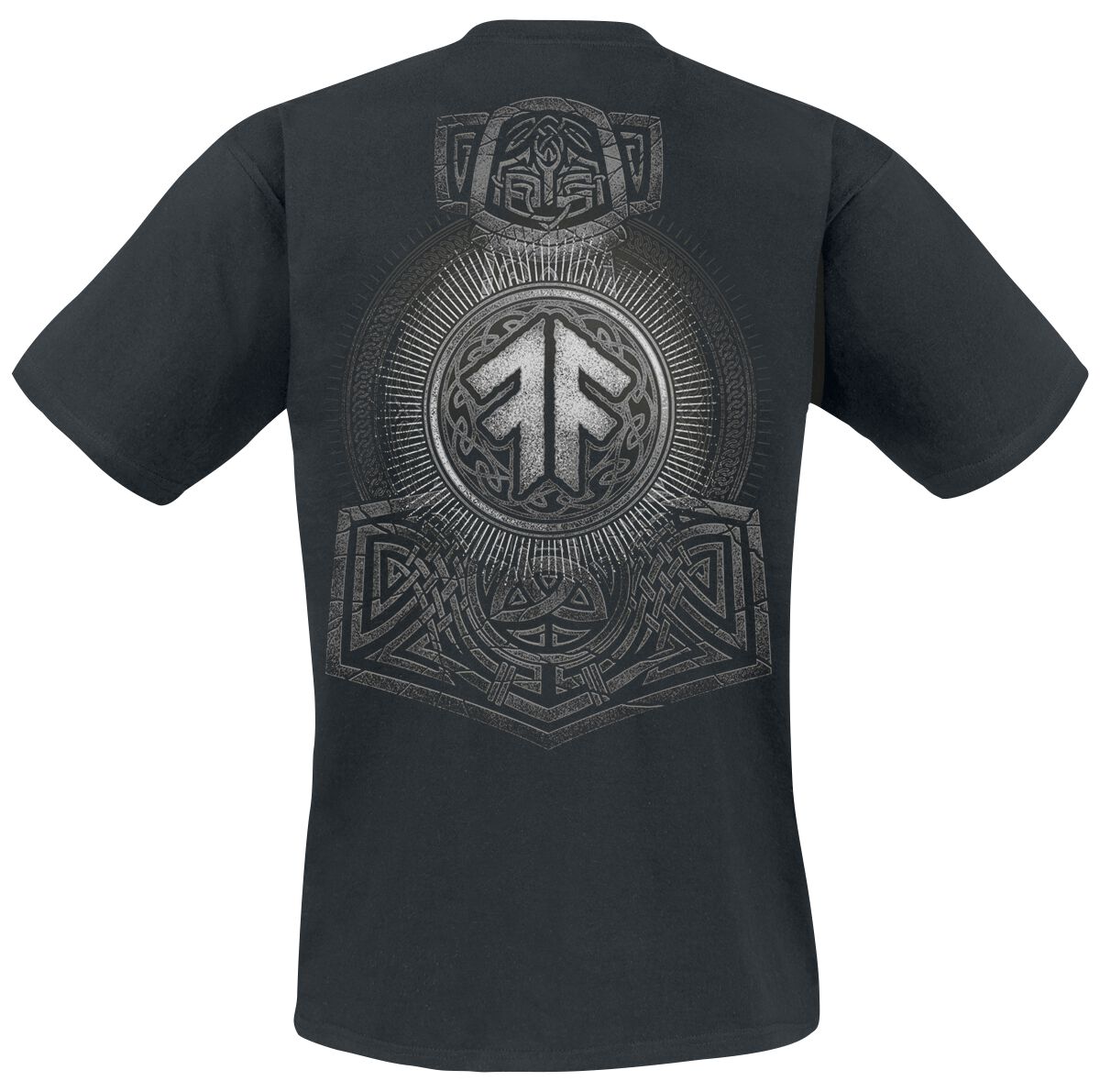 Amon Amarth T Shirt Fight Band Logo Nuovo Ufficiale Uomo Size M