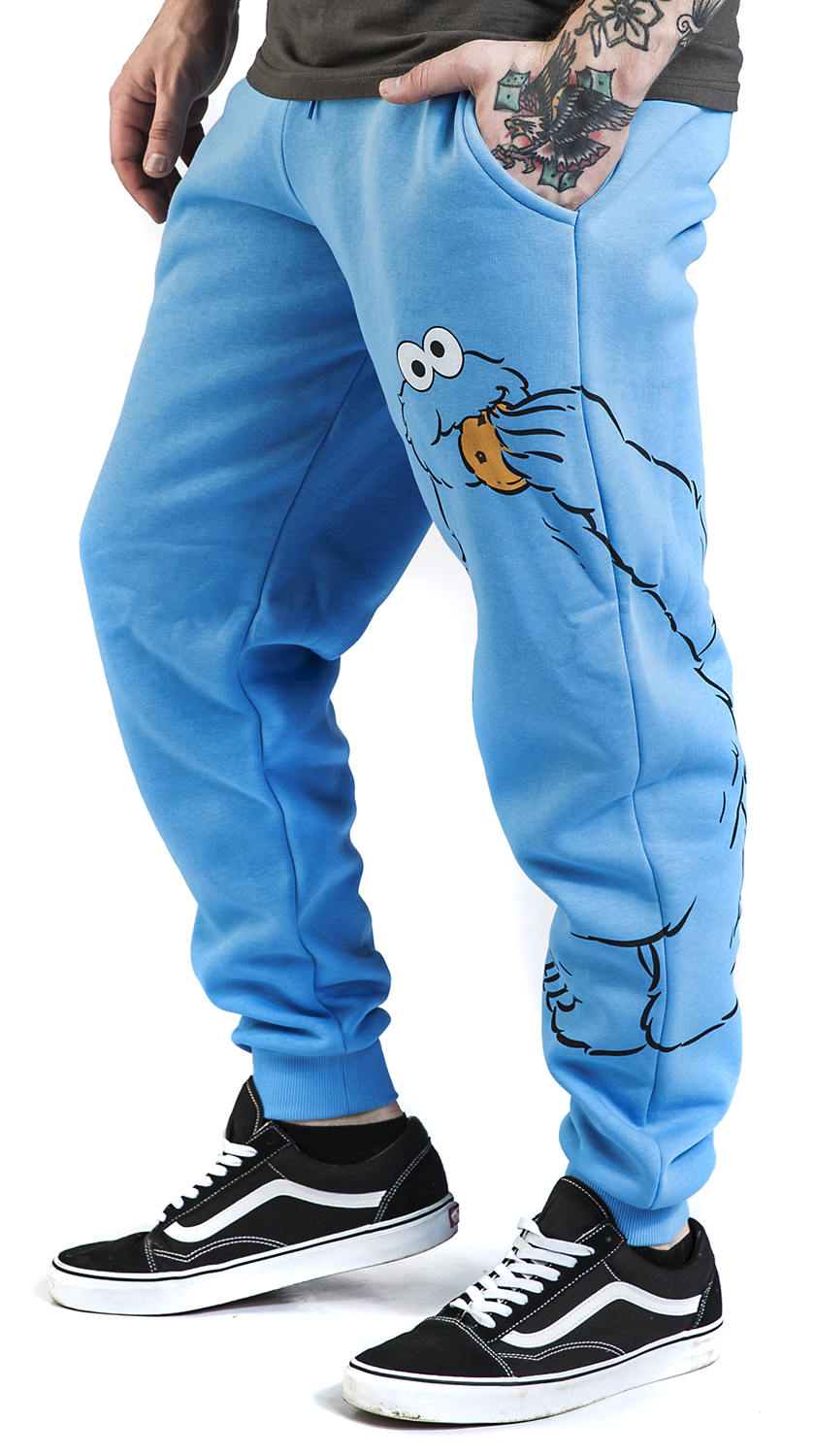 Sesamstraße Krümelmonster Trainingshose blau