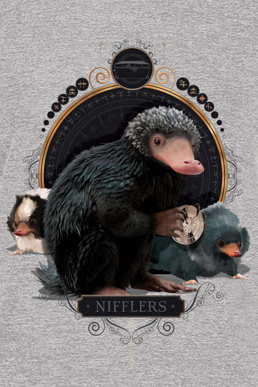 Phantastische Tierwesen Phantastische Tierwesen 2 - Baby Niffler T-Shirt grau