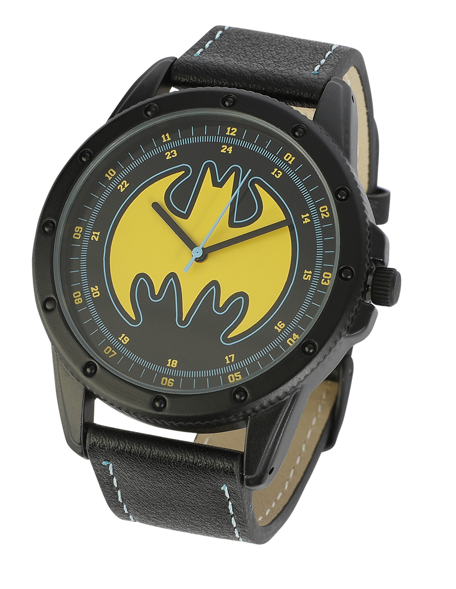 Batman - Logo - Armbanduhren - schwarz| gelb