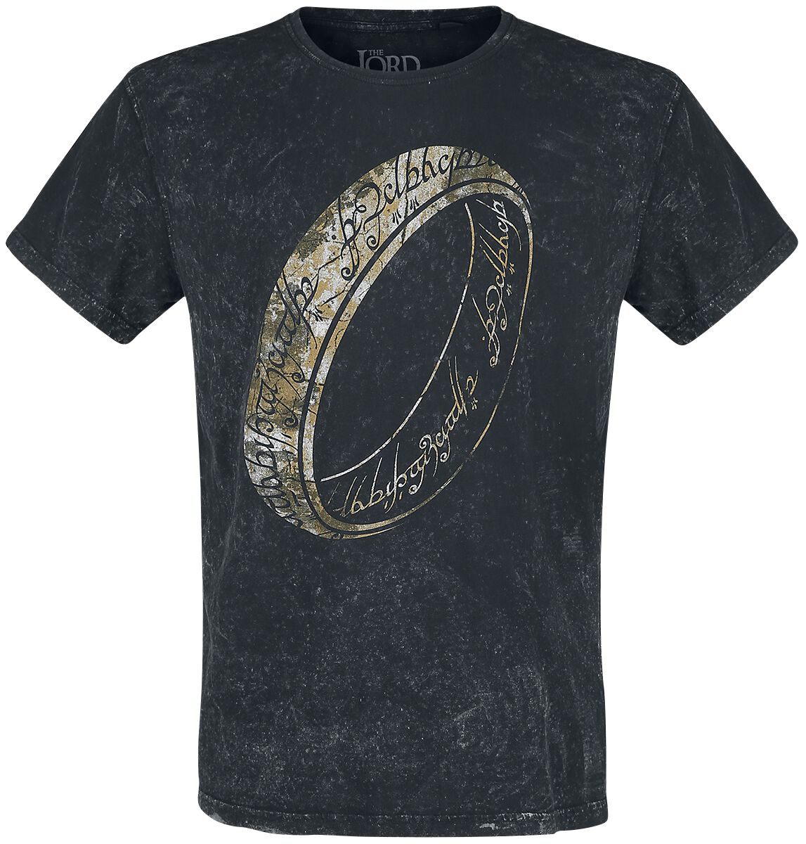 Der Herr der Ringe One Ring To Rule Them All T-Shirt schwarz in XL