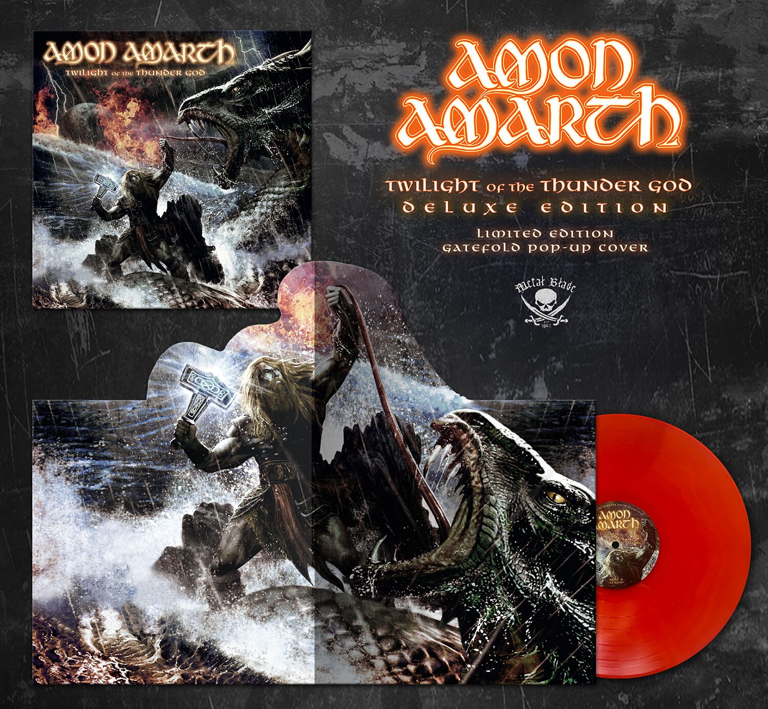 Twilight Of The Thunder God von Amon Amarth - LP (Coloured, Limited Edition, Re-Release, Standard)