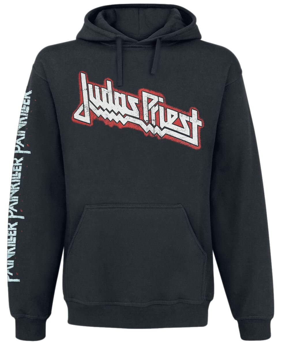 Judas Priest Kapuzenpullover - Painkiller - S bis M - für Männer - Größe M - schwarz  - Lizenziertes Merchandise!