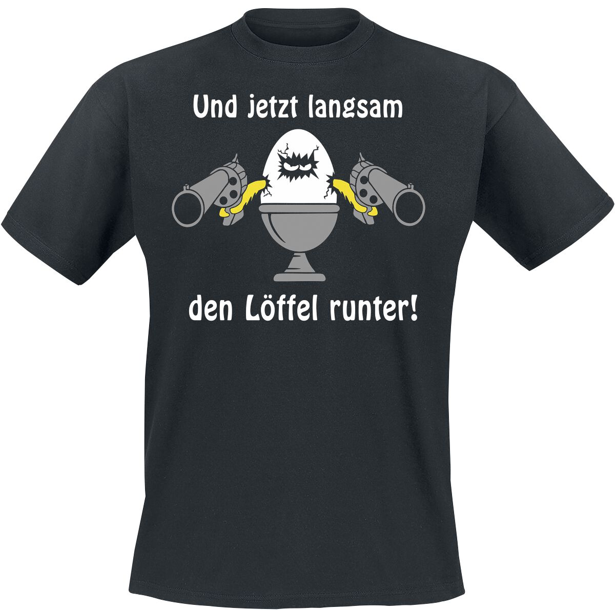 Food Löffel runter T-Shirt schwarz Food Löffel runter T-Shirt schwarz