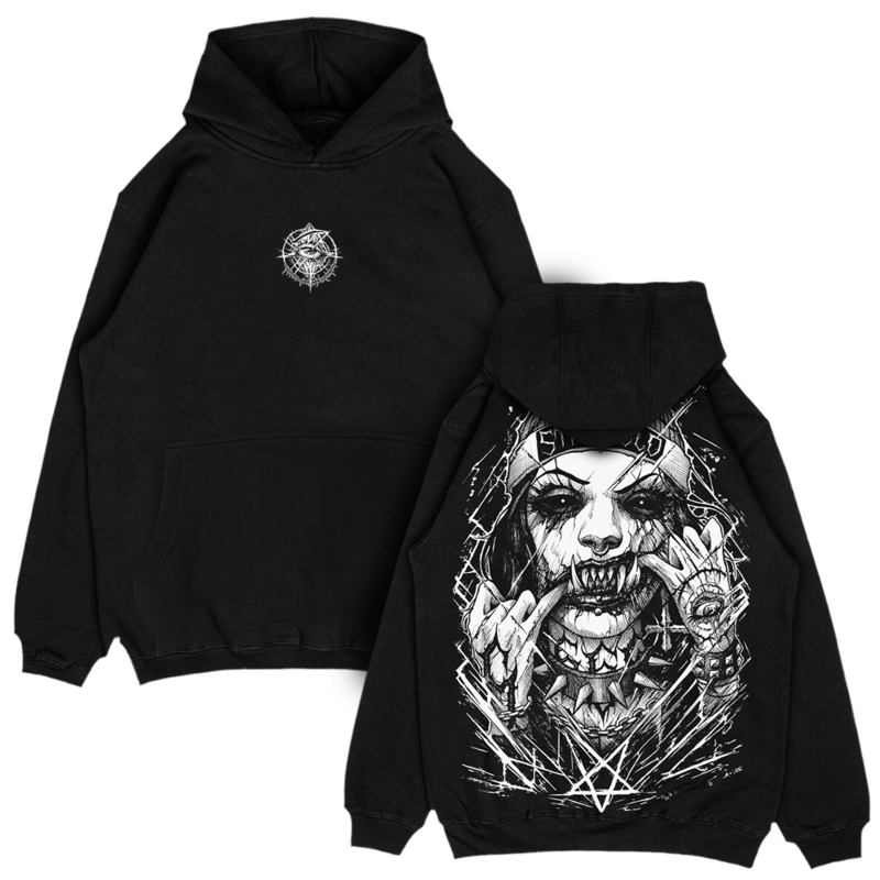 Stay Cold Apparel  Hoodie - Attitude - Oversized Hoodie - for Men - black