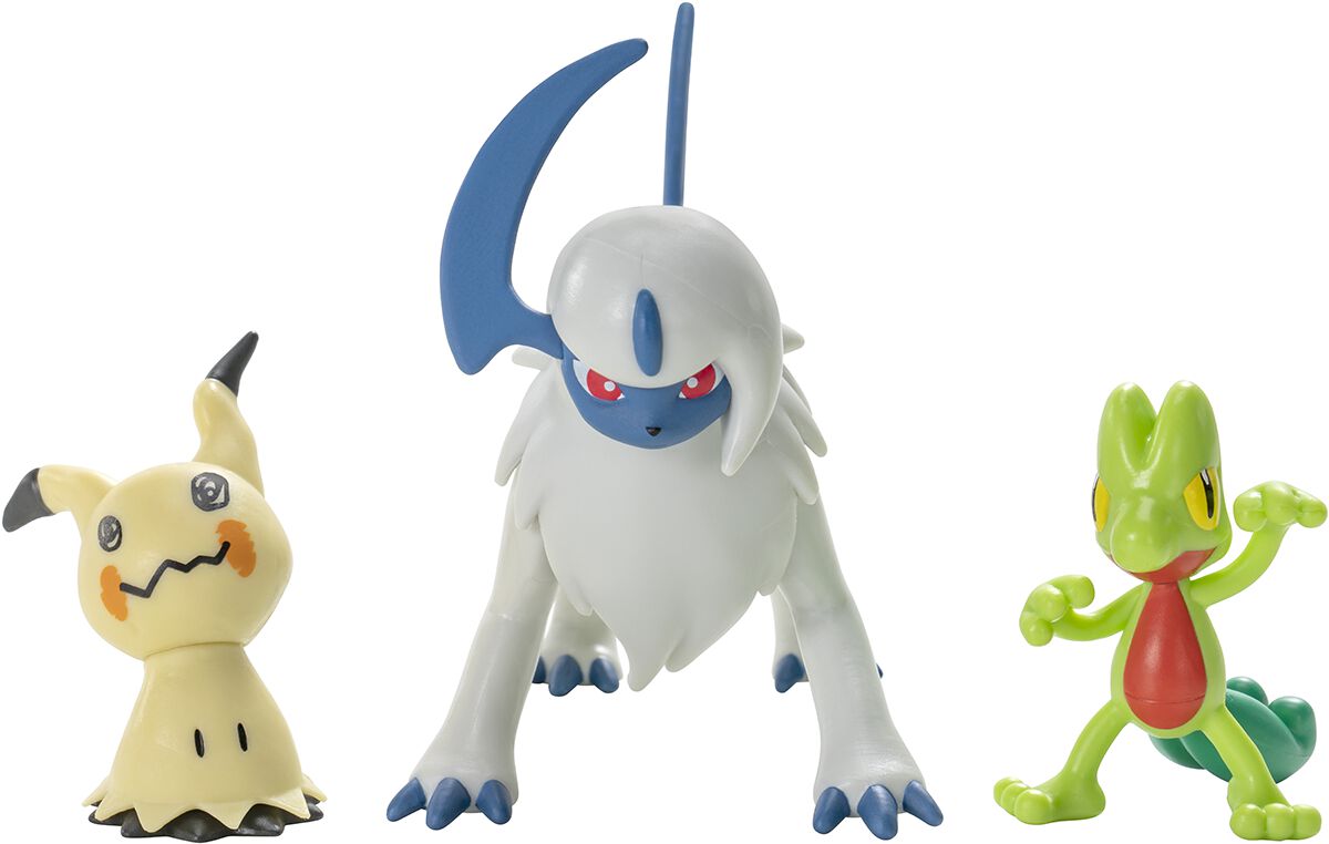 Pokémon Battle Figure Set – Geckarbor, Mimigma, Absol Actionfigur multicolor Pokémon Battle Figure Set – Geckarbor, Mimigma, Absol Actionfigur multicolor