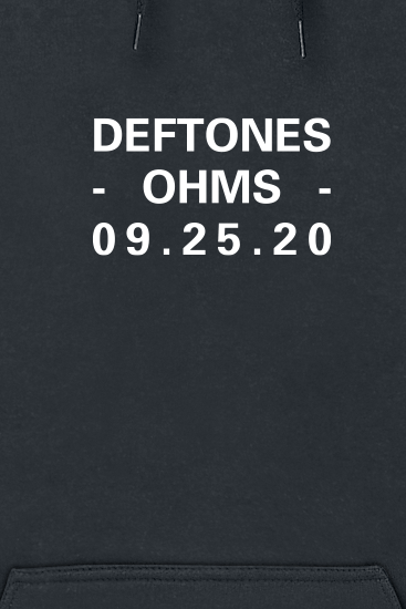 Deftones Ohms Eyes Kapuzenpullover schwarz