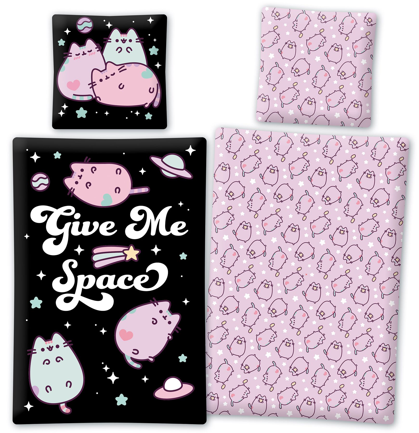 Pusheen Give Me Space Bettwäsche multicolor Pusheen Give Me Space Bettwäsche multicolor