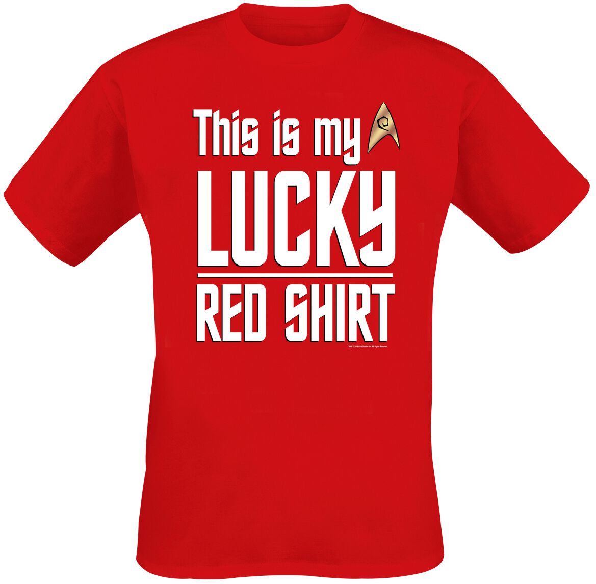 Star Trek Lucky red shirt T-Shirt red