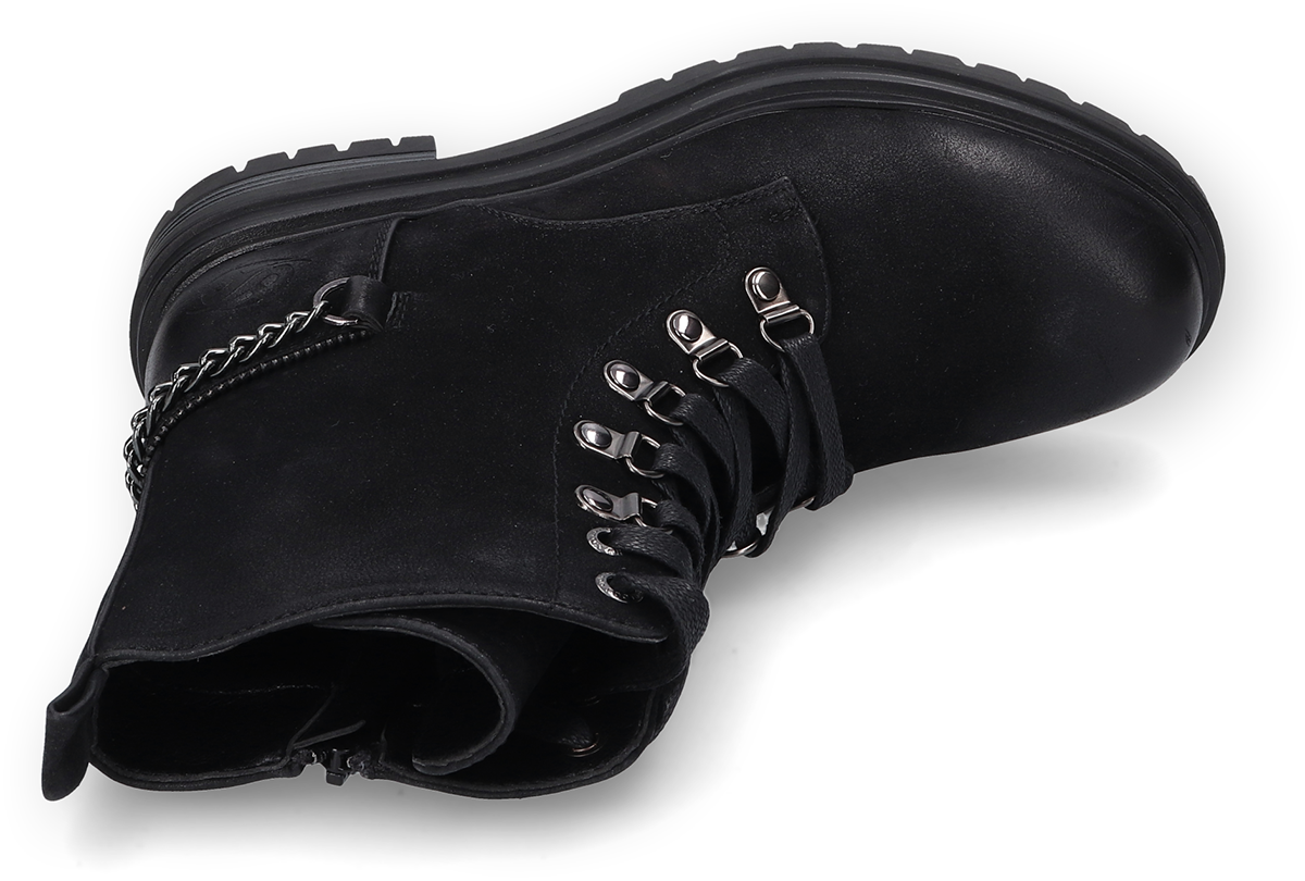 Dockers by Gerli Schnürboot mit Kette Boot schwarz