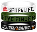 Logo-Set, Five Finger Death Punch, Armband-Set