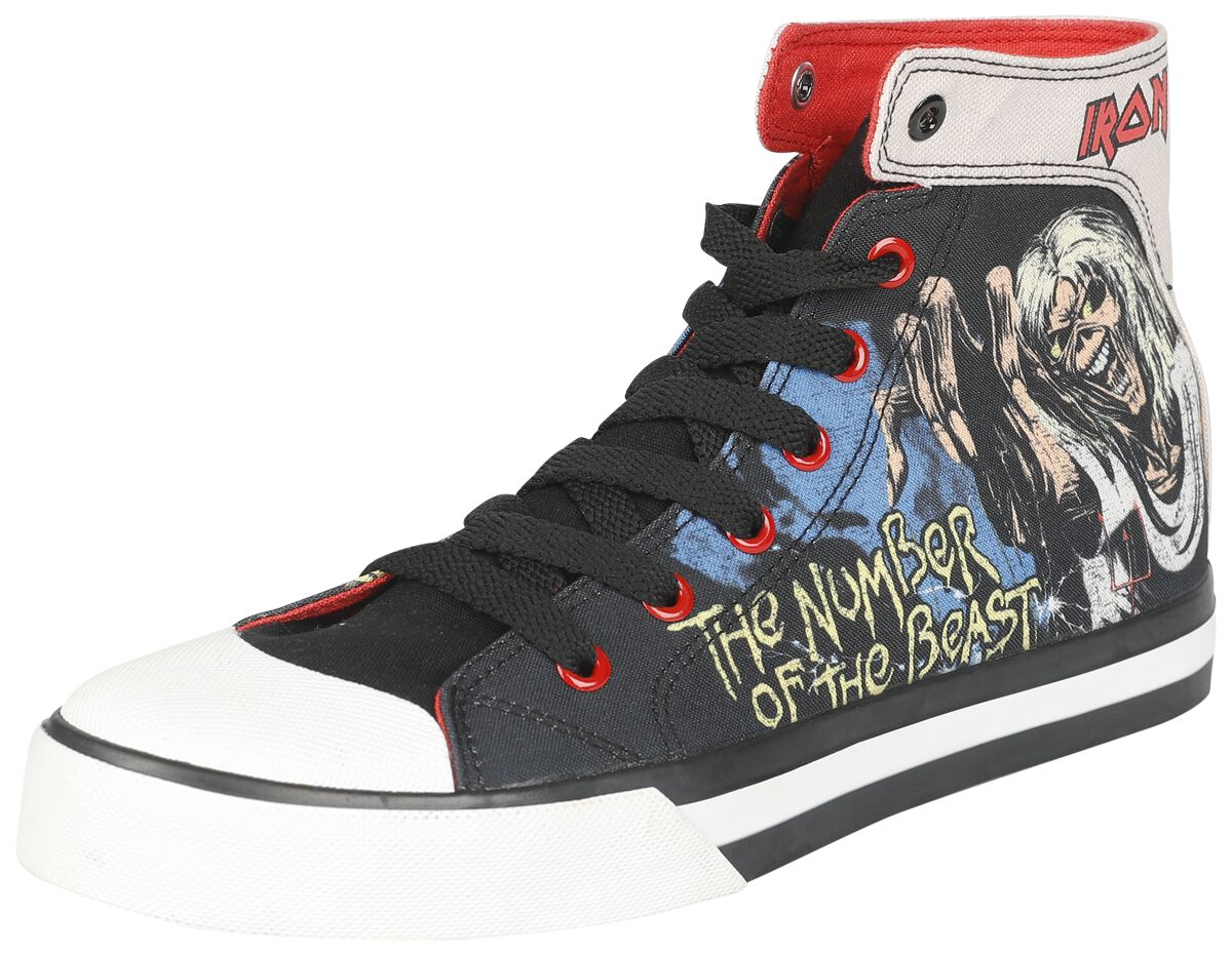 Iron Maiden Sneaker high - EMP Signature Collection - EU38 bis EU40 - Größe EU40 - multicolor  - EMP exklusives Merchandise!