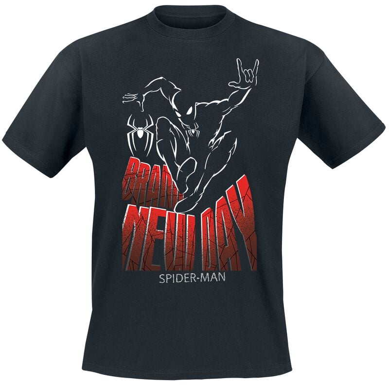 Spider-Man Brand New Day - Line Drawing T-Shirt schwarz in L