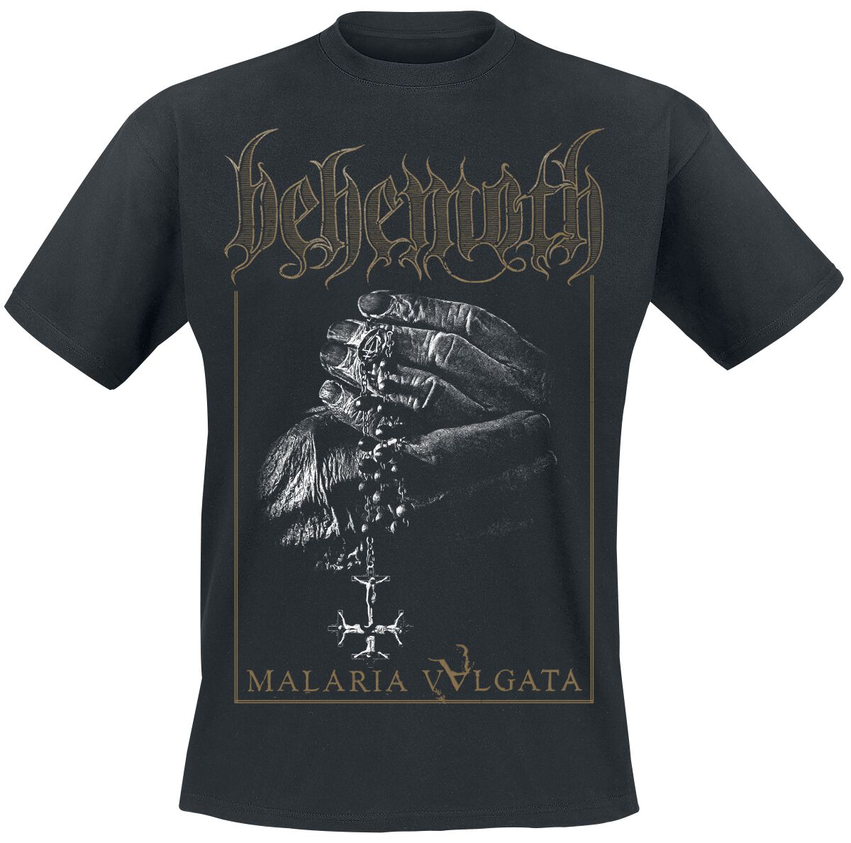 Behemoth T-Shirt - Malaria Vvlgata - S bis XXL - für Männer - Größe S - schwarz  - Lizenziertes Merchandise!