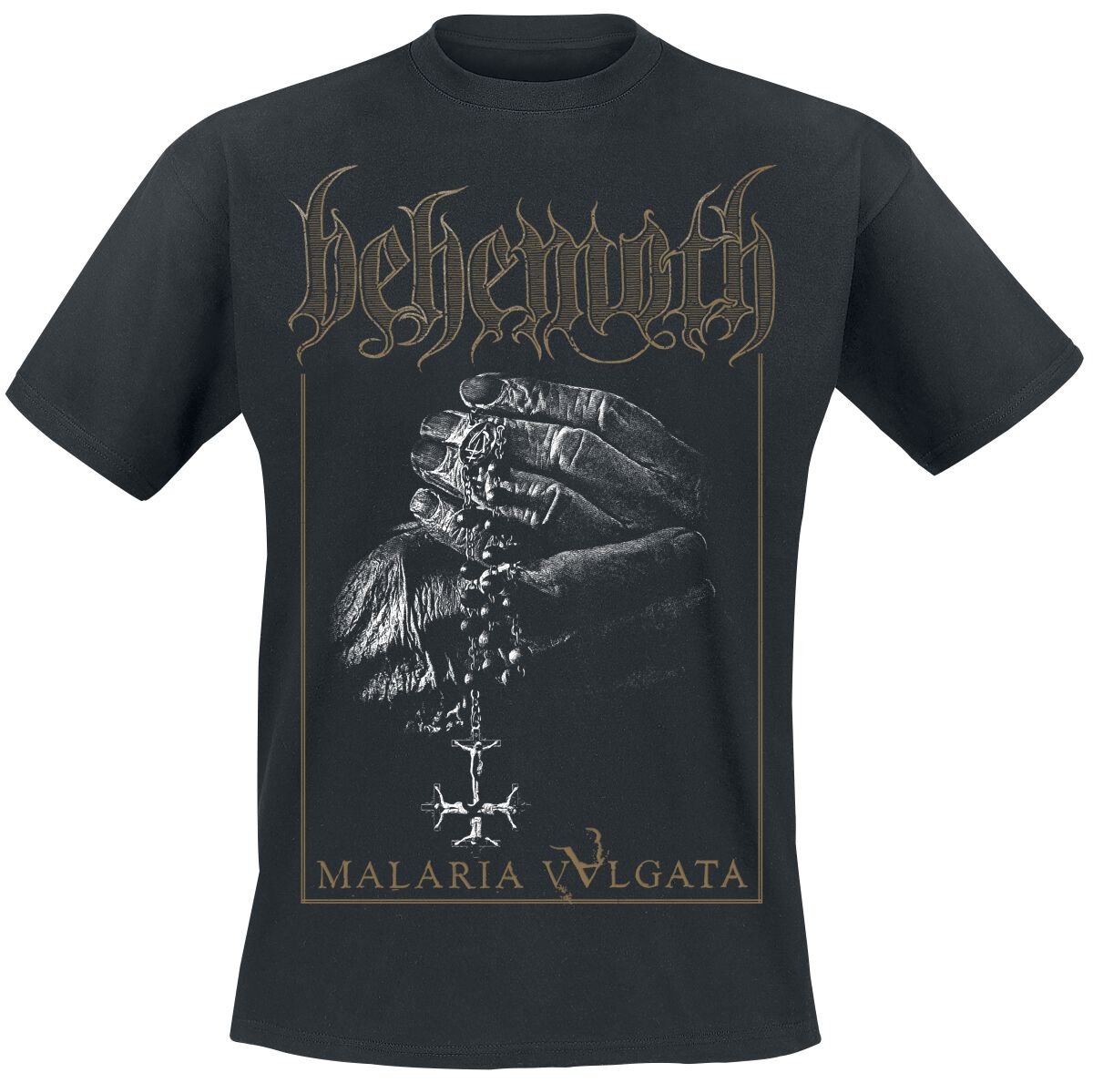 Behemoth T-Shirt – Malaria Vvlgata – S bis XL – für Männer – Größe M – schwarz  – Lizenziertes Merchandise!