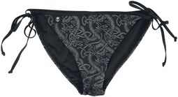 Bikinihose mit keltisch anmutendem Print, Black Premium by EMP, Bikini-Unterteil
